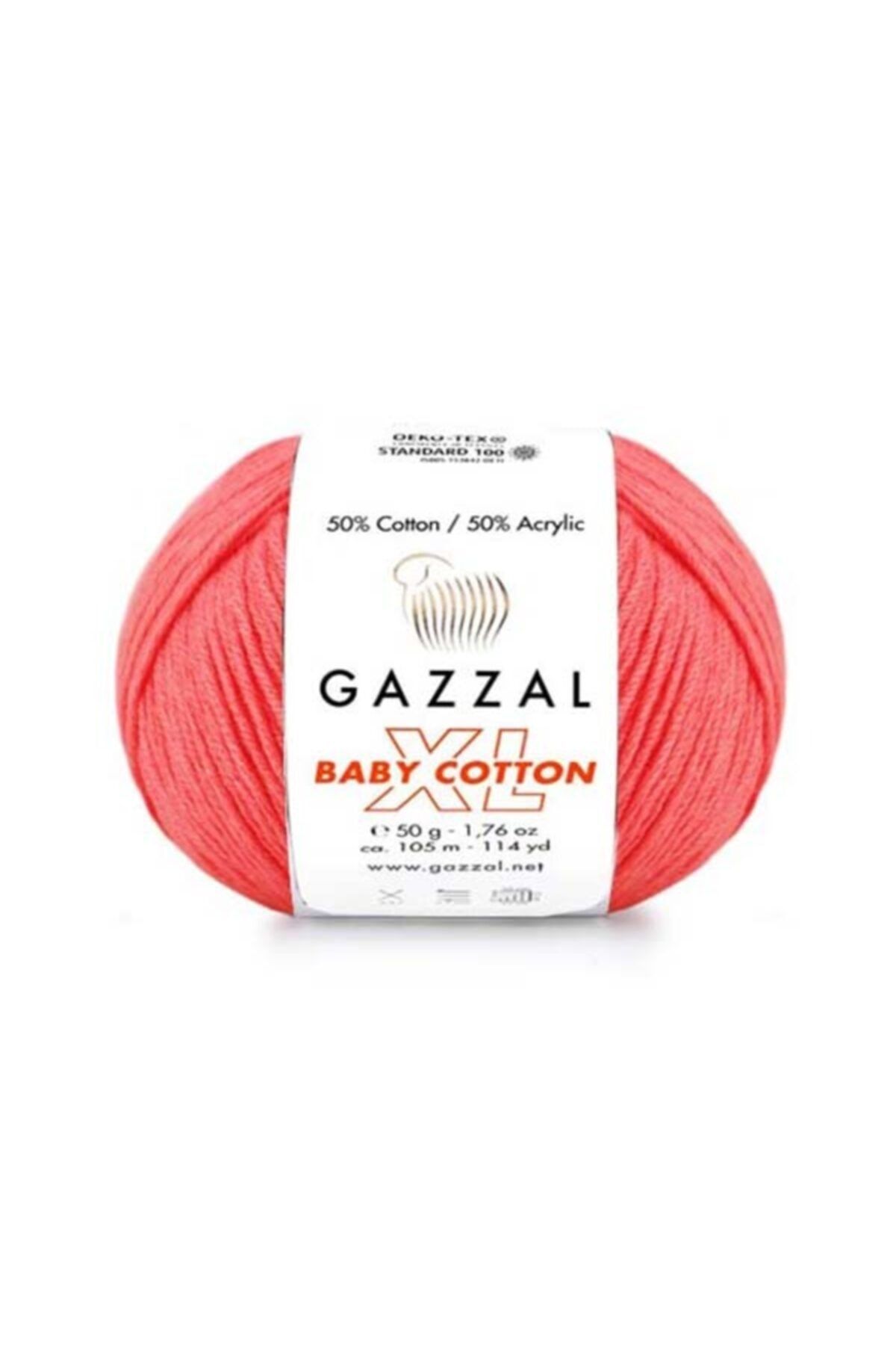 Gazzal Baby Cotton Xl Amigurumi Ipi Neon Pembe - 3460 - 50 Gr. Punch Ipi