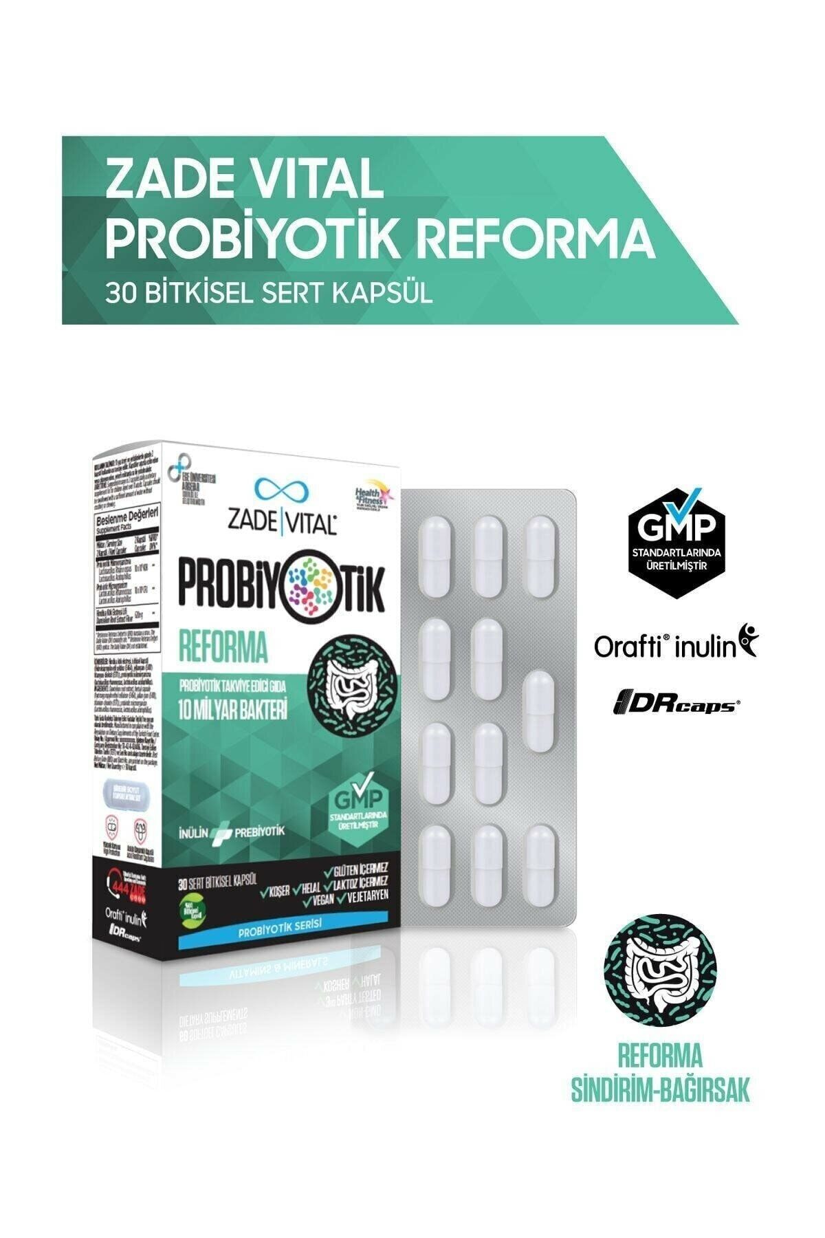 Zade Vital Probiotics Reforma 30 Kapsül