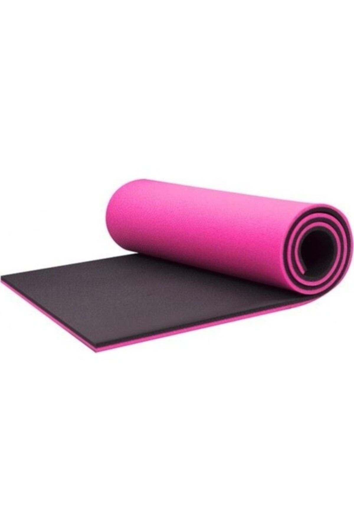 Vertex Yoga - Pilates Minderi 1 cm Pembe-siyah