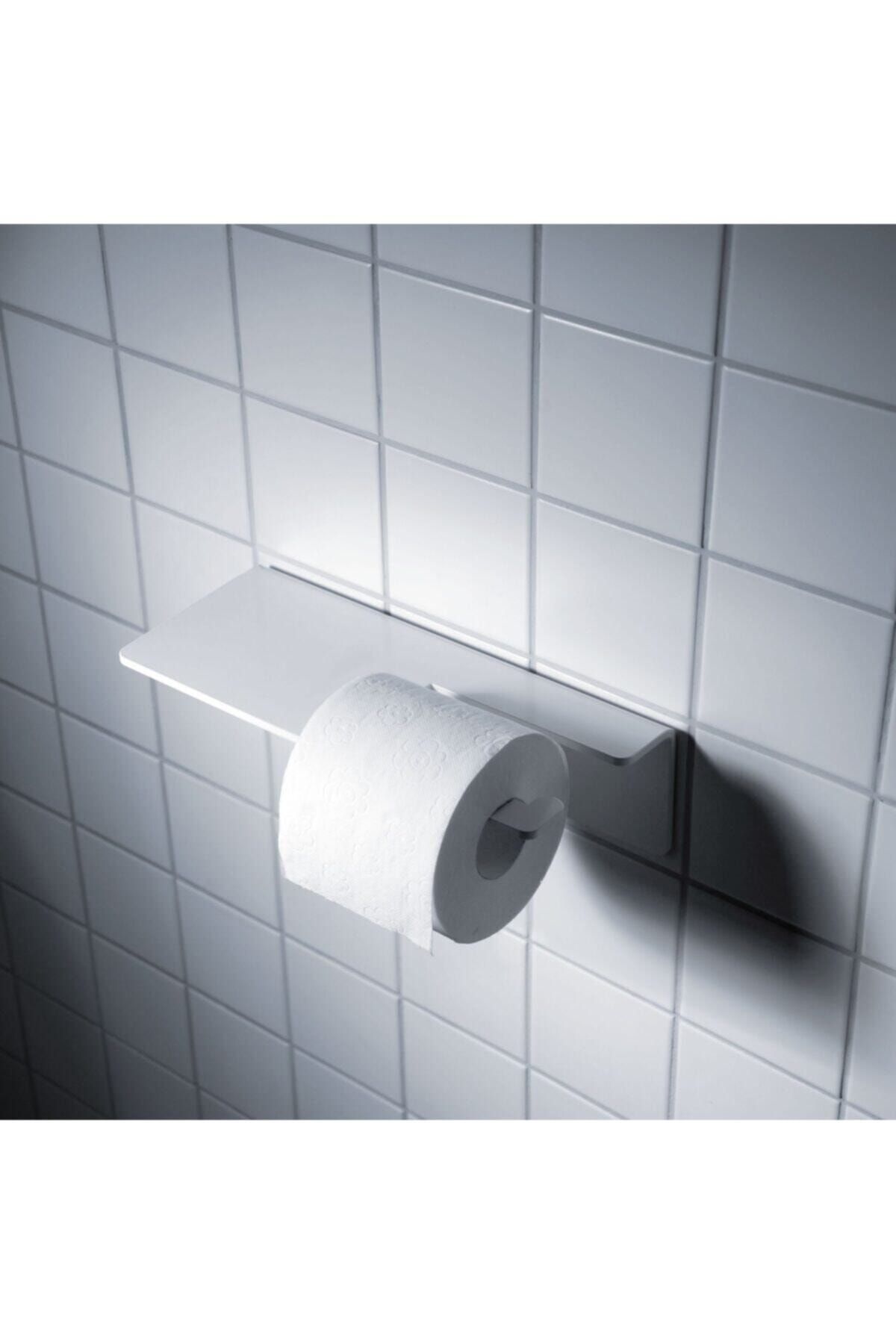 Hobi Demir Sanat Beyaz Modern Tuvalet Kağıdı Askısı, Wc Kağıtlık