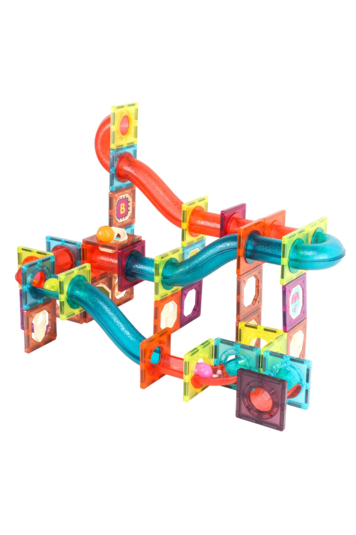 Zenkid 3d Magnet Lego Zeka Geliştirici Eğitici Oyuncak/magblock 188 Parça / Çocuklar Için Eğitici /magblock