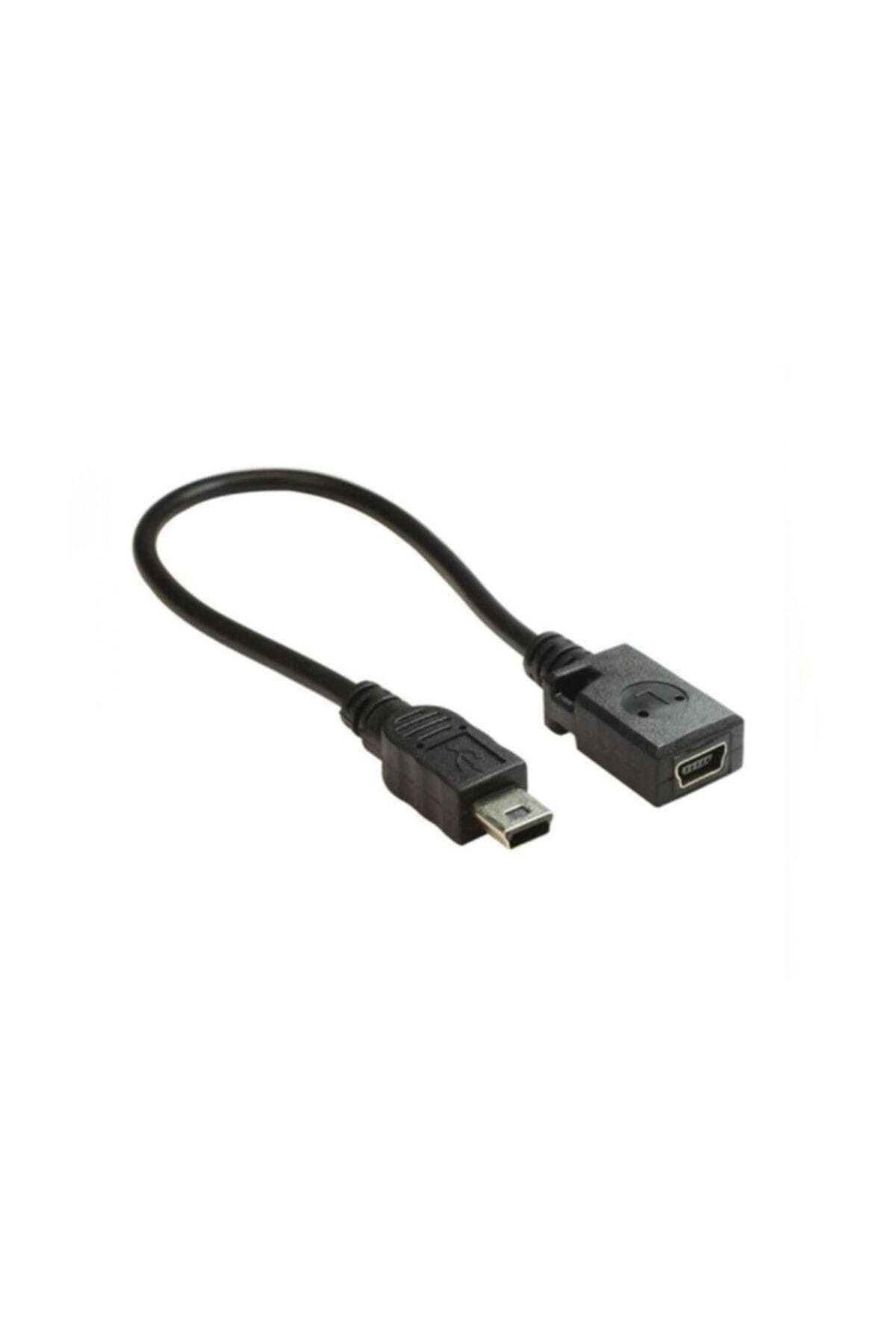 Ti-mesh Mini USB 5Pin Erkek  to Mini USB 5Pin Dişi Kablo - 12cm