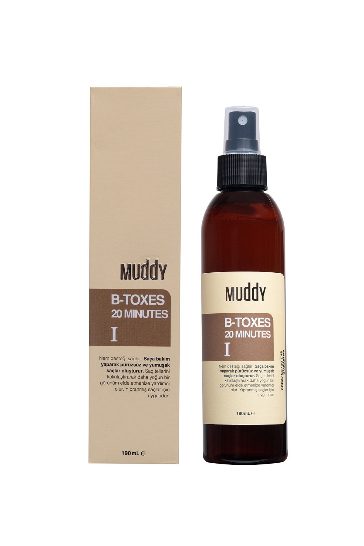 Muddy Besleyici Ve Onarıcı B-toxes 20 Minutes 1 Botoks Sıvısı 190 ml