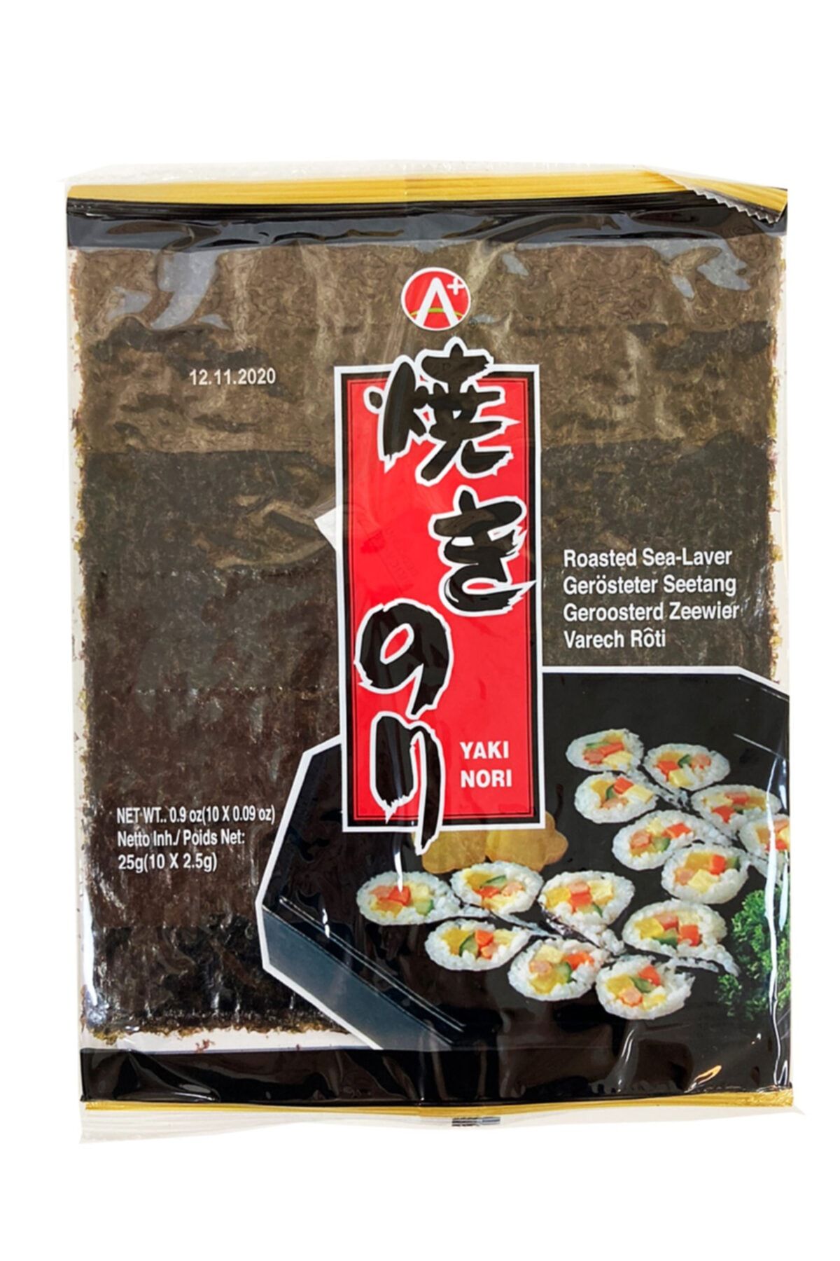 HOSAN Sushi Yaki Nori Yosunu 10 Yaprak