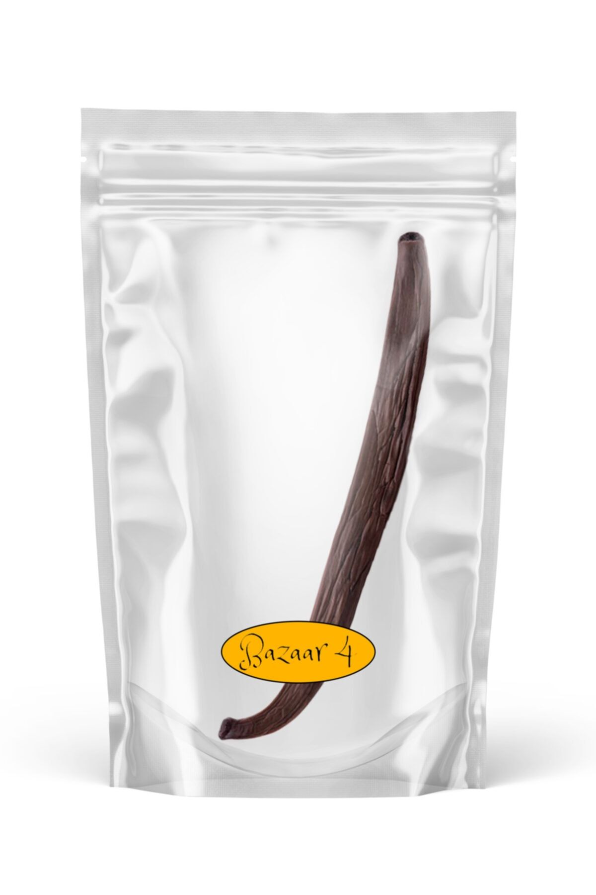 BAZAAR 4 Vanilya Çubuk 1 Adet %100 Doğal Yeni Mahsul Vanilla Stick