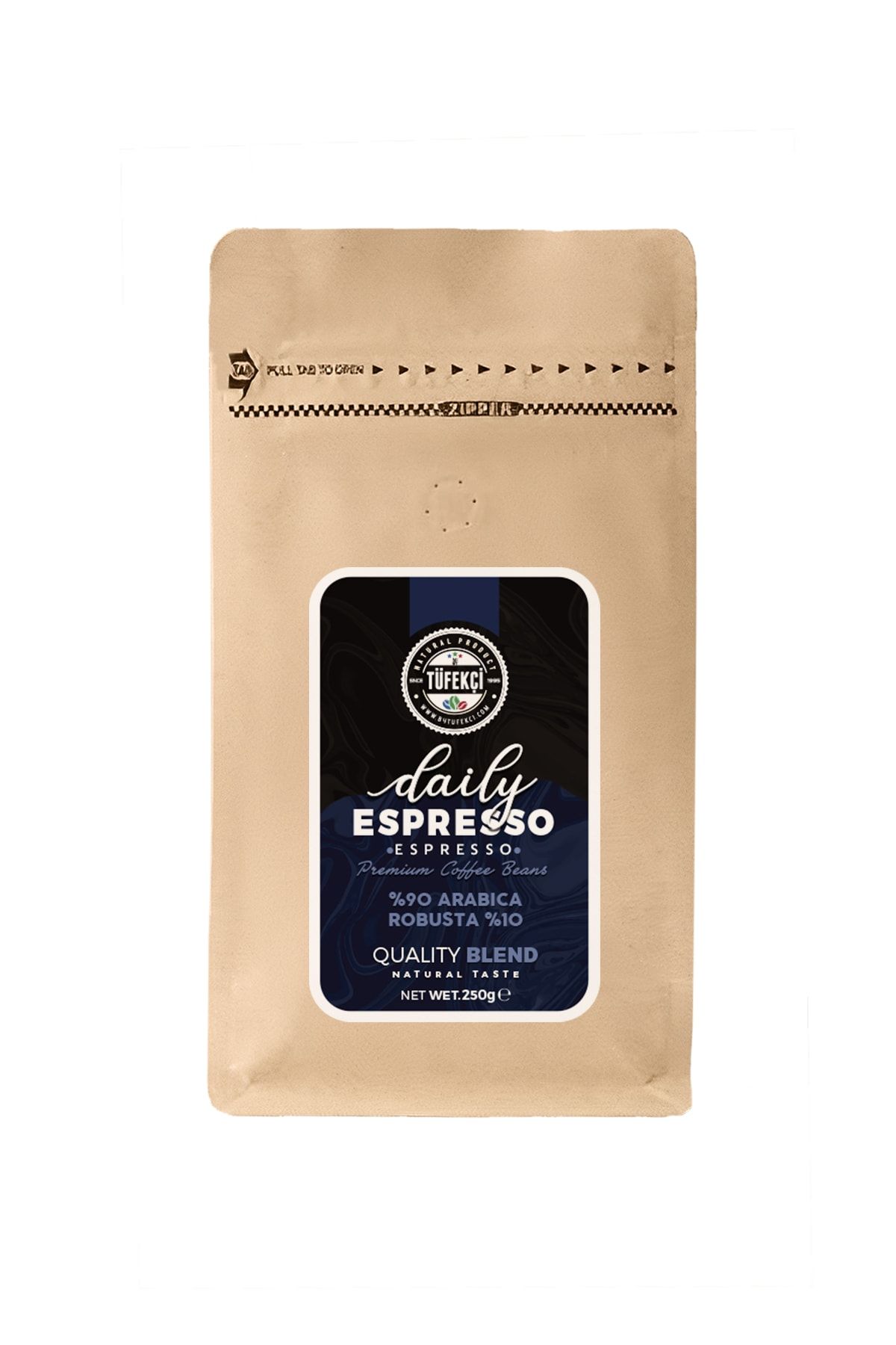 By Tüfekçi Espresso Daily Çekirdek Kahve 250 Gr