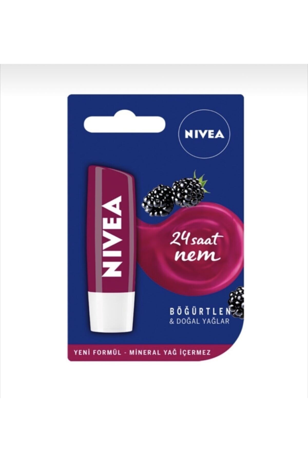 NIVEA Lip Care Böğürtlen 5.5ml/4,8g
