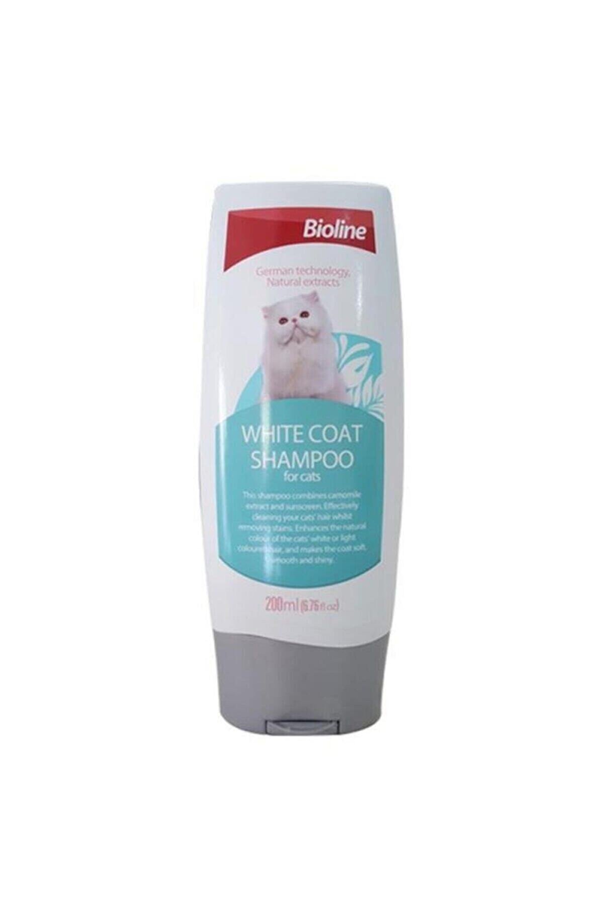 Bioline Beyaz Tüylü Kediler Için Kedi Şampuanı 200 Ml