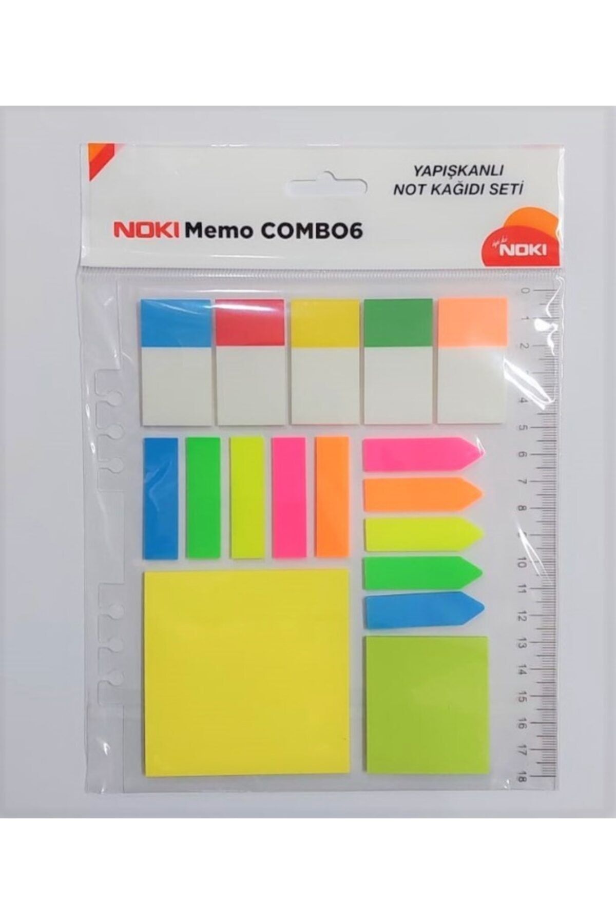 Noki Memo Combo 6 Yapışkanlı Not Kağıdı Seti