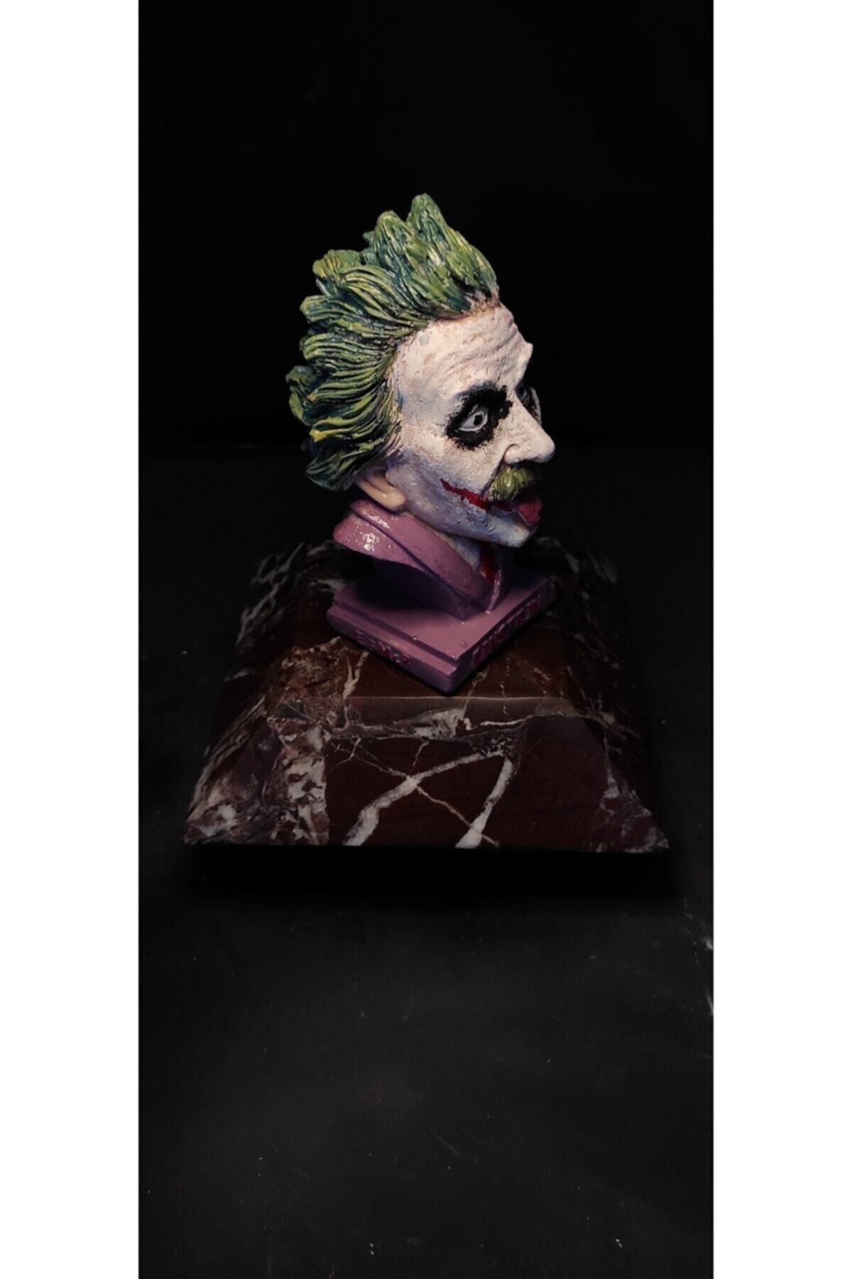 zersanat Joker Einstein Dekoratif Biblo Büst
