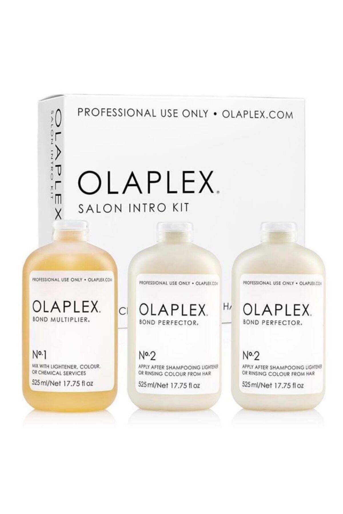 Olaplex Salon Intro Kıt Teknik Işlemler Için Saç Koruyucu Ve Güçlendirici Bakım Sistemi 3 X 525 ml