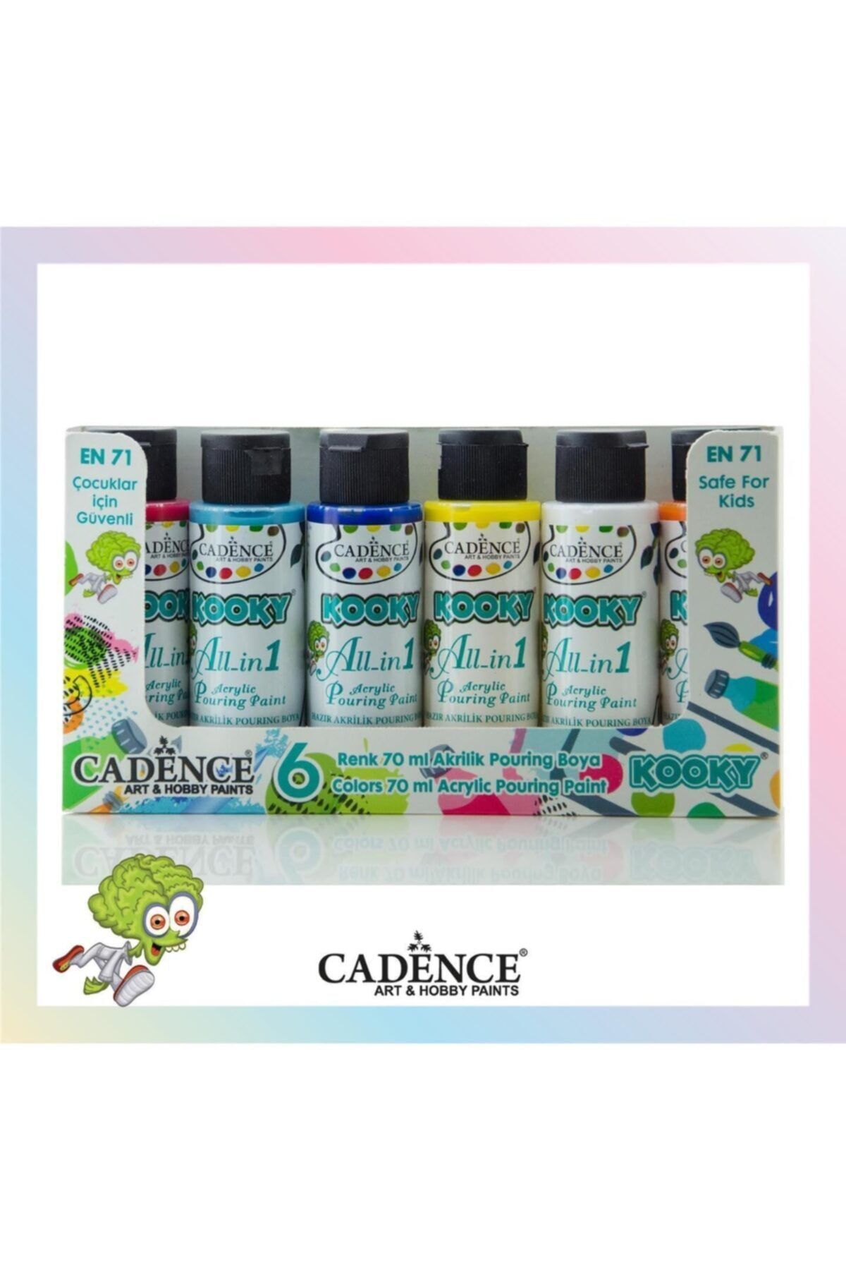 Cadence Kooky Pourıng Set 6'lı 70ml Başkent Hobi