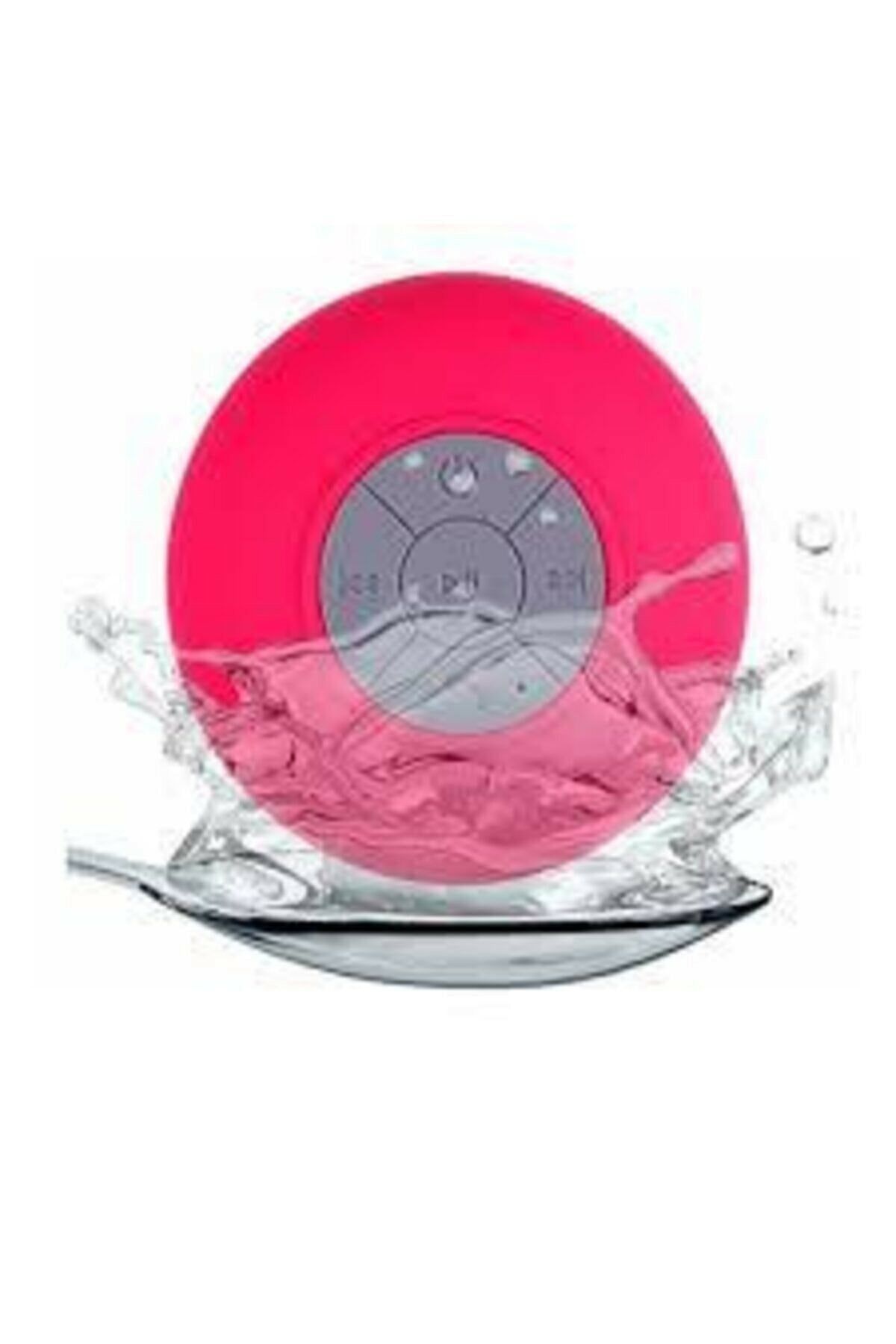 odn 's Fashion Su Geçirmez Mini Bluetooth Duş Hoparlörü Ses Bombası Duş Tipi Suya Dayanıklı Mor Pembe