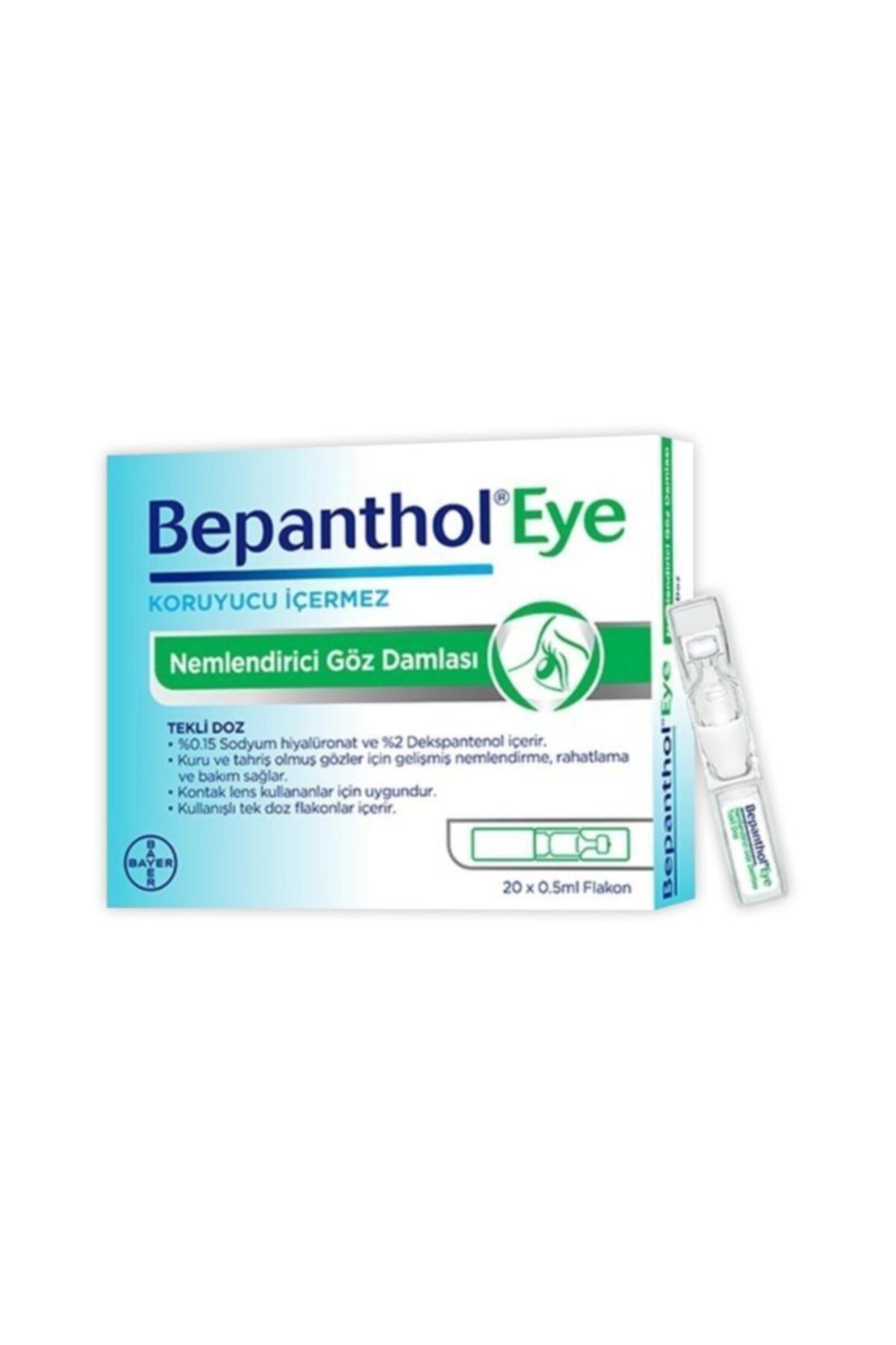 Bepanthol Eye Nemlendirici Göz Damlası 0,5 ml X 20 Flakon