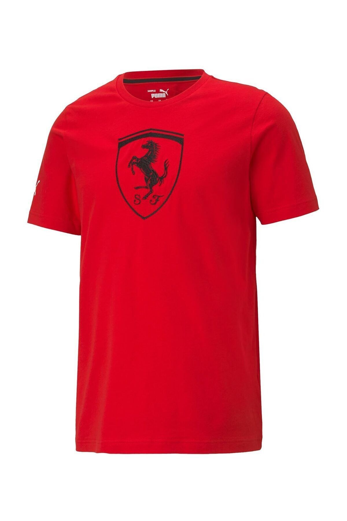 Puma FERRARI RACE BIG SHIELD T Kırmızı Erkek T-Shirt 101085594