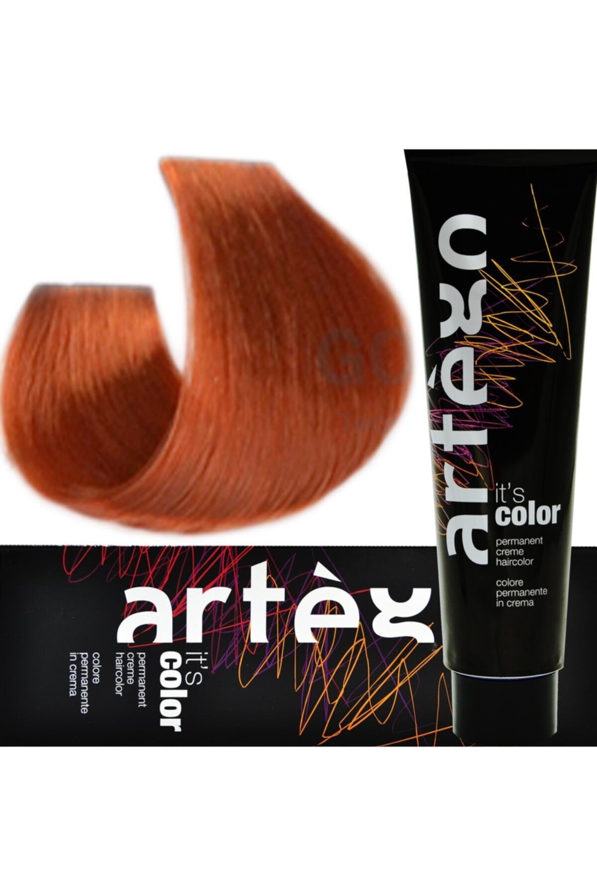 Artego New 9.44 It's Çok Açık Yoğun Bakır Sarı 150ml. Saç Boyası