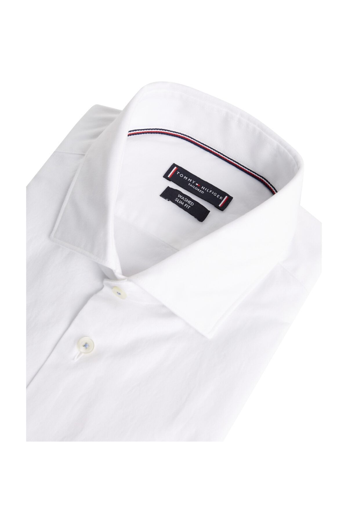 Tommy Hilfiger Erkek Mavi Gömlek Washed Oxford Classic Slim Shirt TT0TT06766