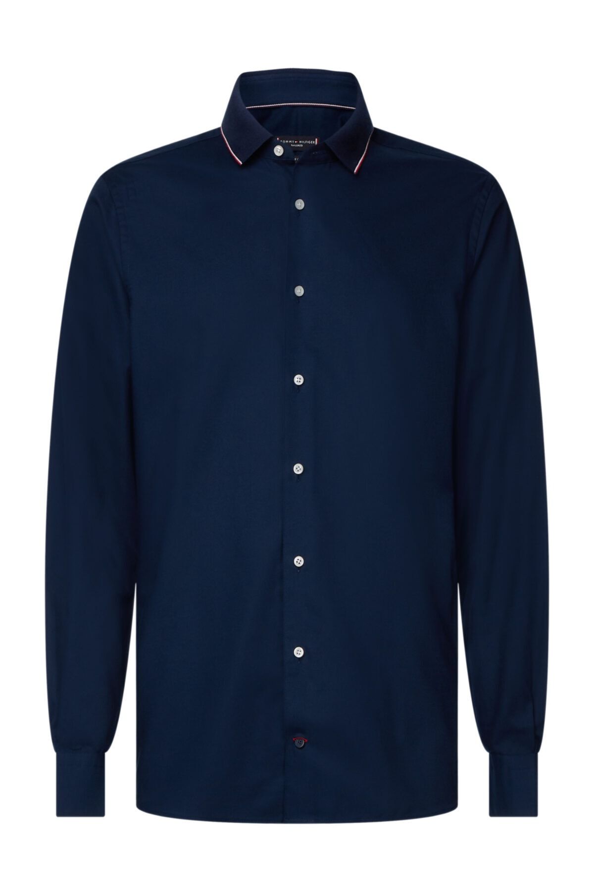 Tommy Hilfiger Erkek Mavi Gömlek Oxford Rib Collar Classic Shirt TT0TT06640
