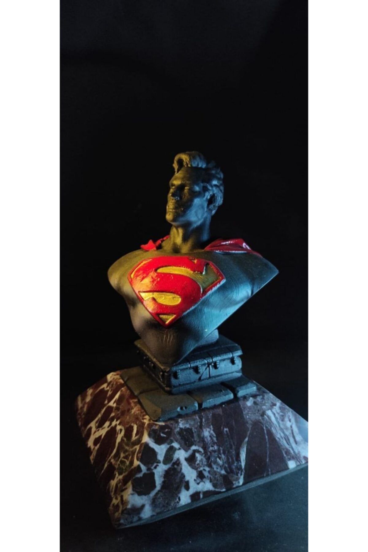 zersanat Dc Superman Dekoratif Biblo Büst Figür Heykel