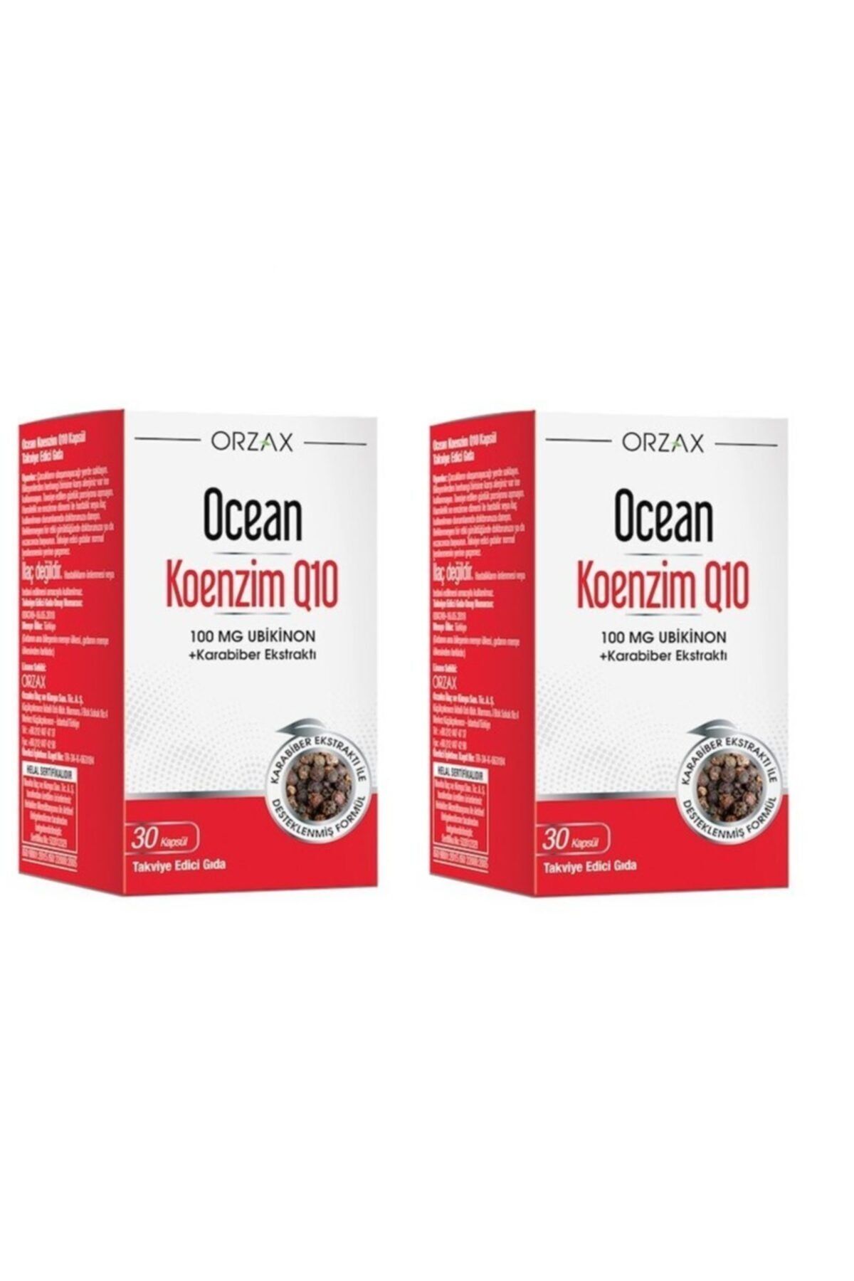 Ocean Koenzim Q10 30 Kapsül 2 Adet