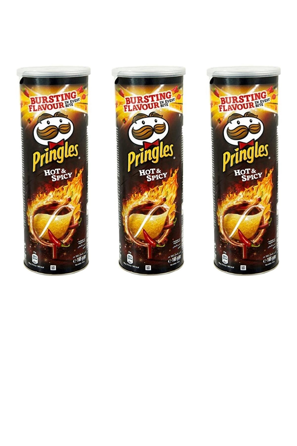 Pringles Snl- Cips Acı Baharat 130 Gr ( 3 Adet )