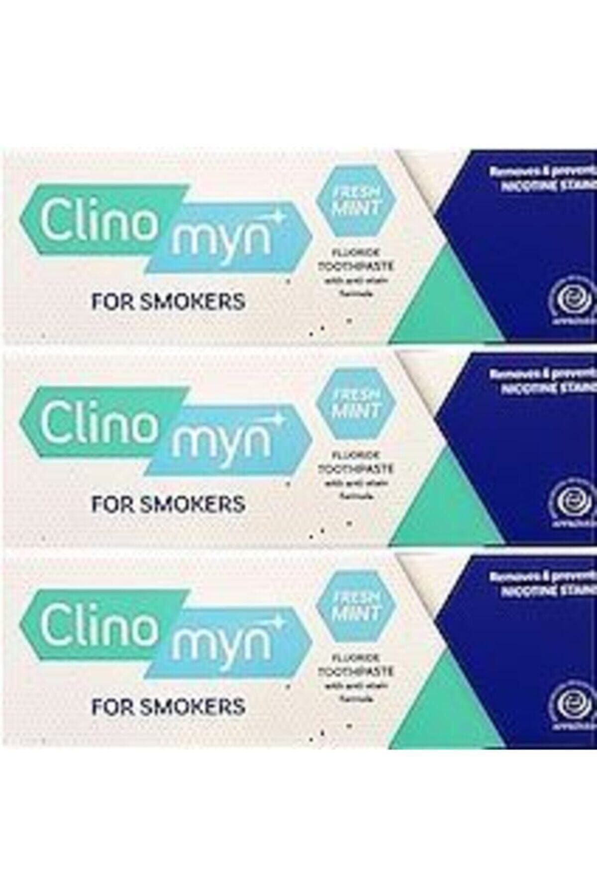 Clinomyn Sigara İçenler İçin Diş Beyazlatan Diş Macunu 3X75 ml
