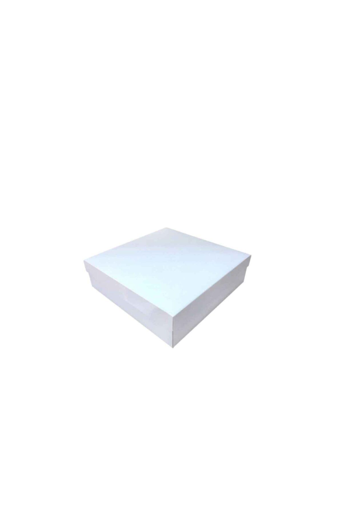 TT Tahtakale Toptancıları Komple Karton Kutu 15x15x3 Cm (10 Adet) Beyaz