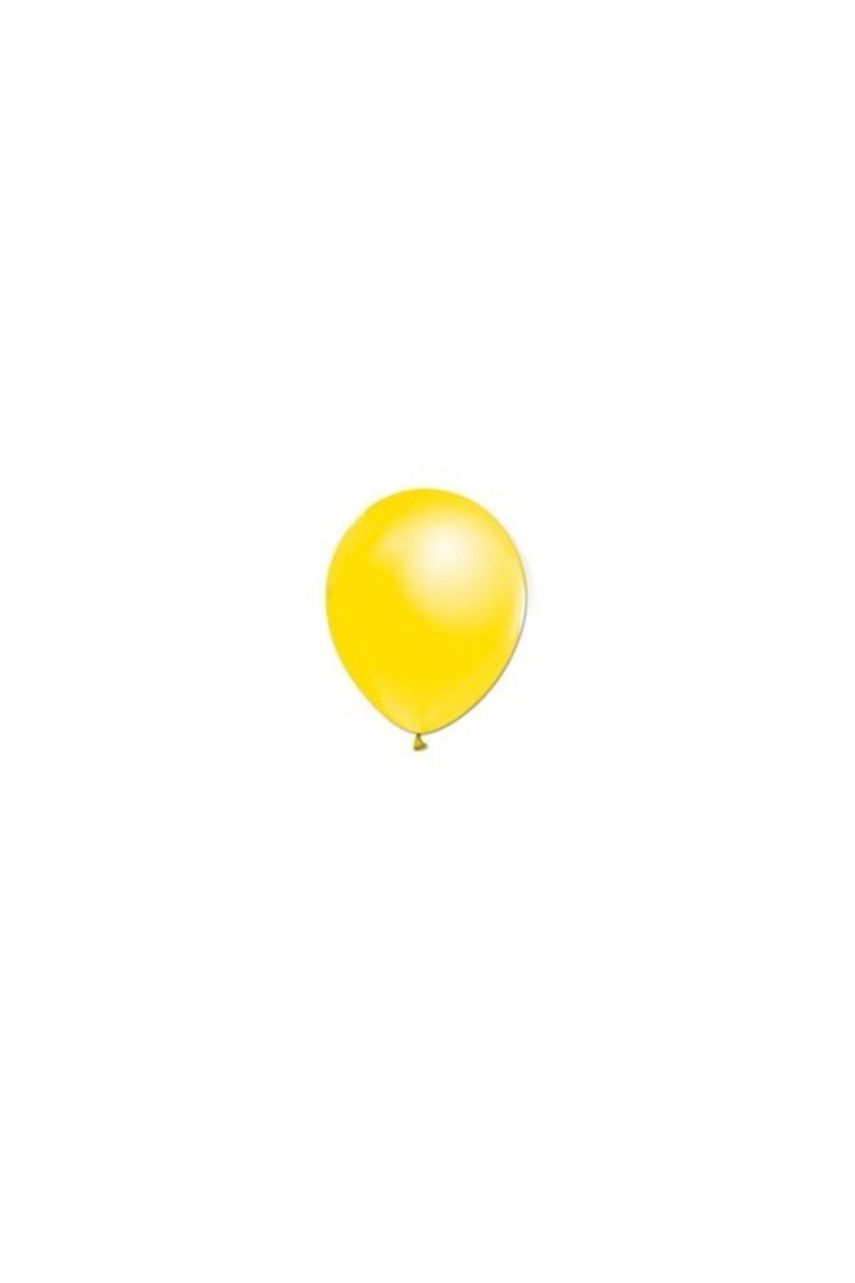 eğlencemarketi 5 Inç Küçük Boy Pastel Balon Sarı 100 Adet