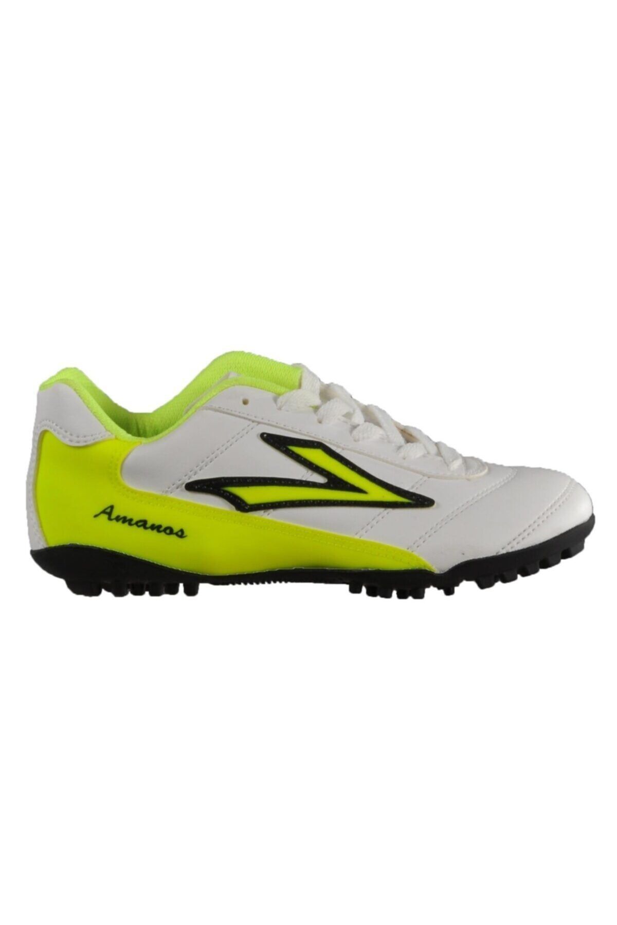Lig Amanos Beyaz Neon Sarı Erkek Halısaha Ayakkabısı
