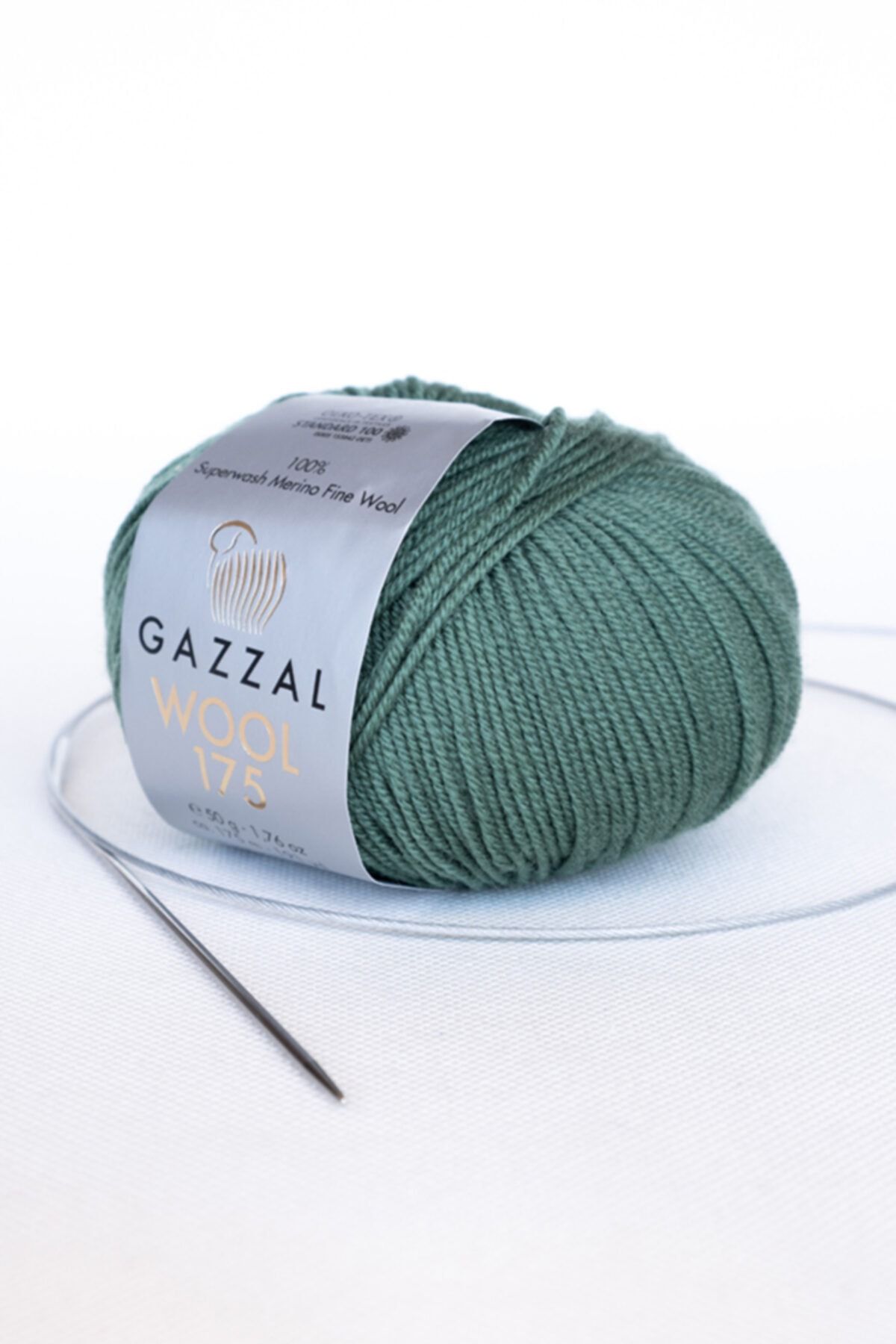 Gazzal Wool 175 Super Yıkama %100 Merinos Birinci Sınıf Yün El Örgü Ipligi, 50 gr (318)