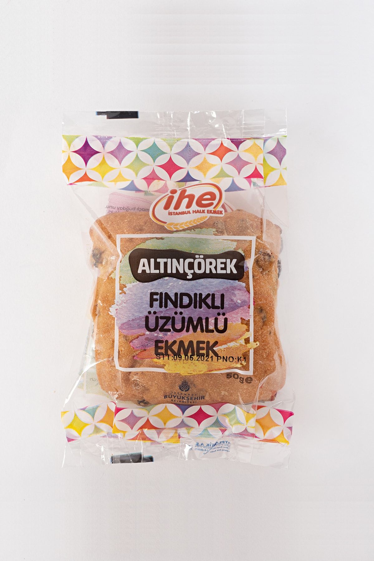 İhe Altın Çörek / Fındıklı Üzümlü Ekmek 50 G (20 ADET)