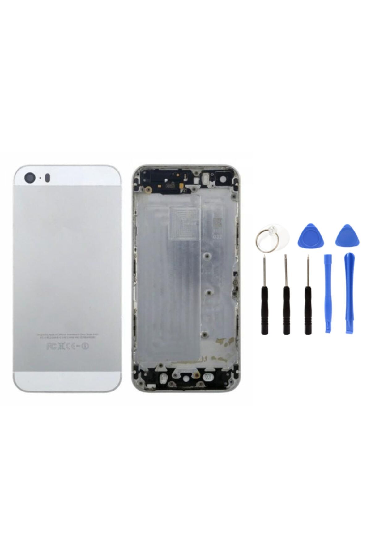 instatech Apple Iphone 5s Boş Kasa + Montaj Seti Hediye - Beyaz