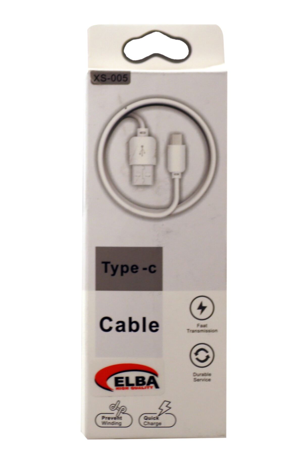 ELBA Ec-24 Bağlantı Kablosu Type-c 1,5mt Beyaz