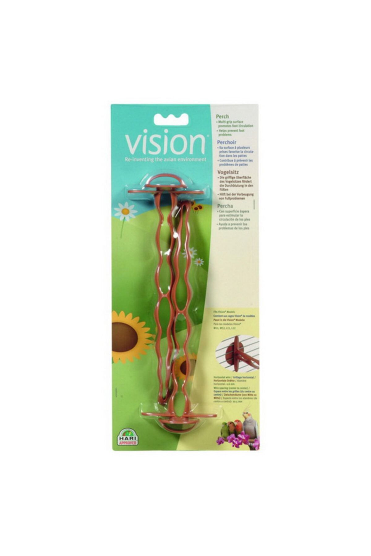 Vision Plastik Tünek Kahverengi (m11-12, L11-12)