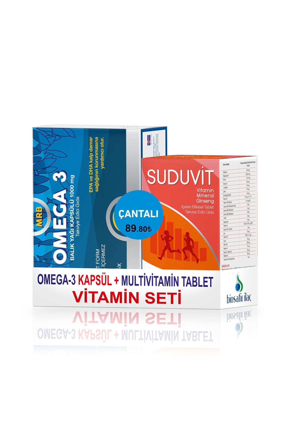 MRB Omega-3 Kapsül + Suduvit Tablet Vitamin Seti