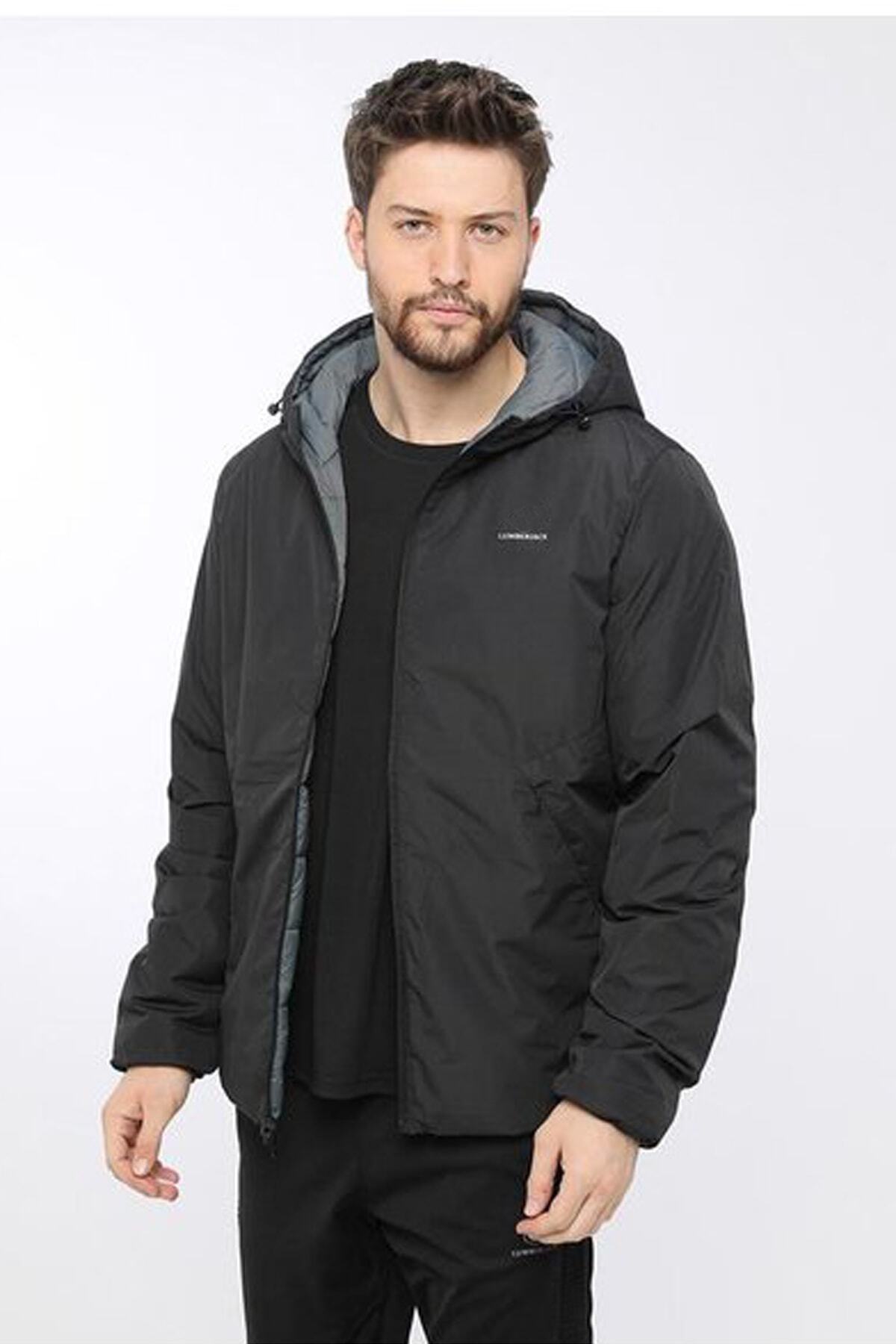 Lumberjack Lucas Coat Siyah Erkek Mont SN55 Fiyatı Trendyol