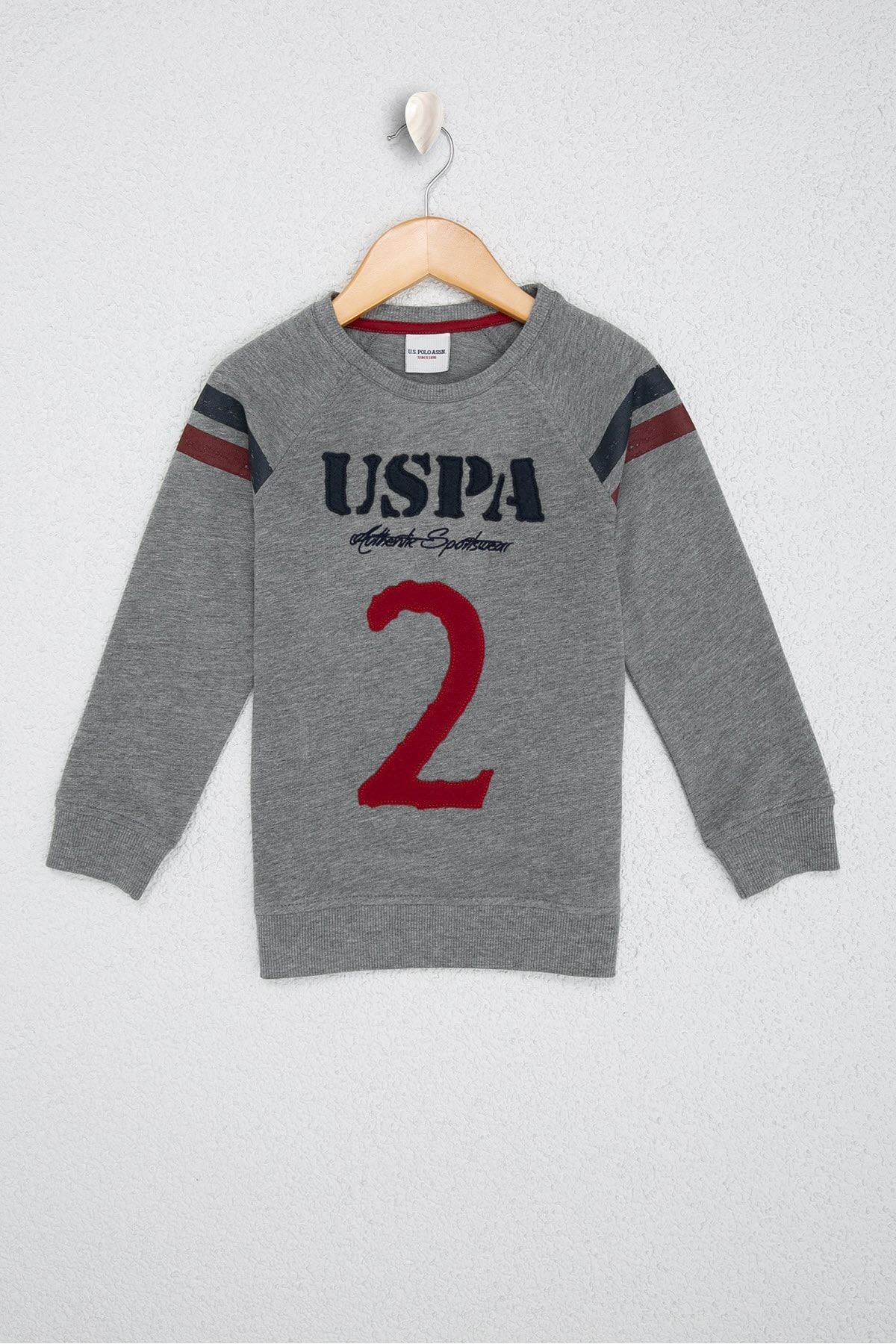 U.S. Polo Assn. Gri Erkek Çocuk Sweatshirt