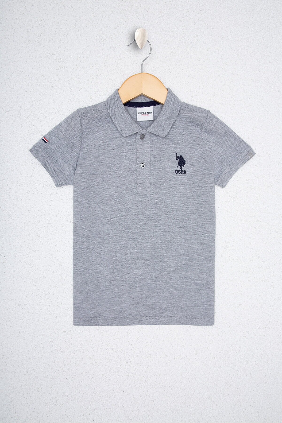 U.S. Polo Assn. Gri Erkek Çocuk T-Shirt