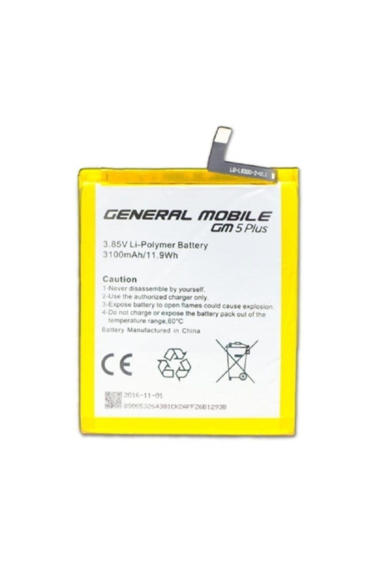 General Mobile Gm 5 Plus Orijinal Batarya Pil 3100 Mah (joker Gsm) Uyumlu