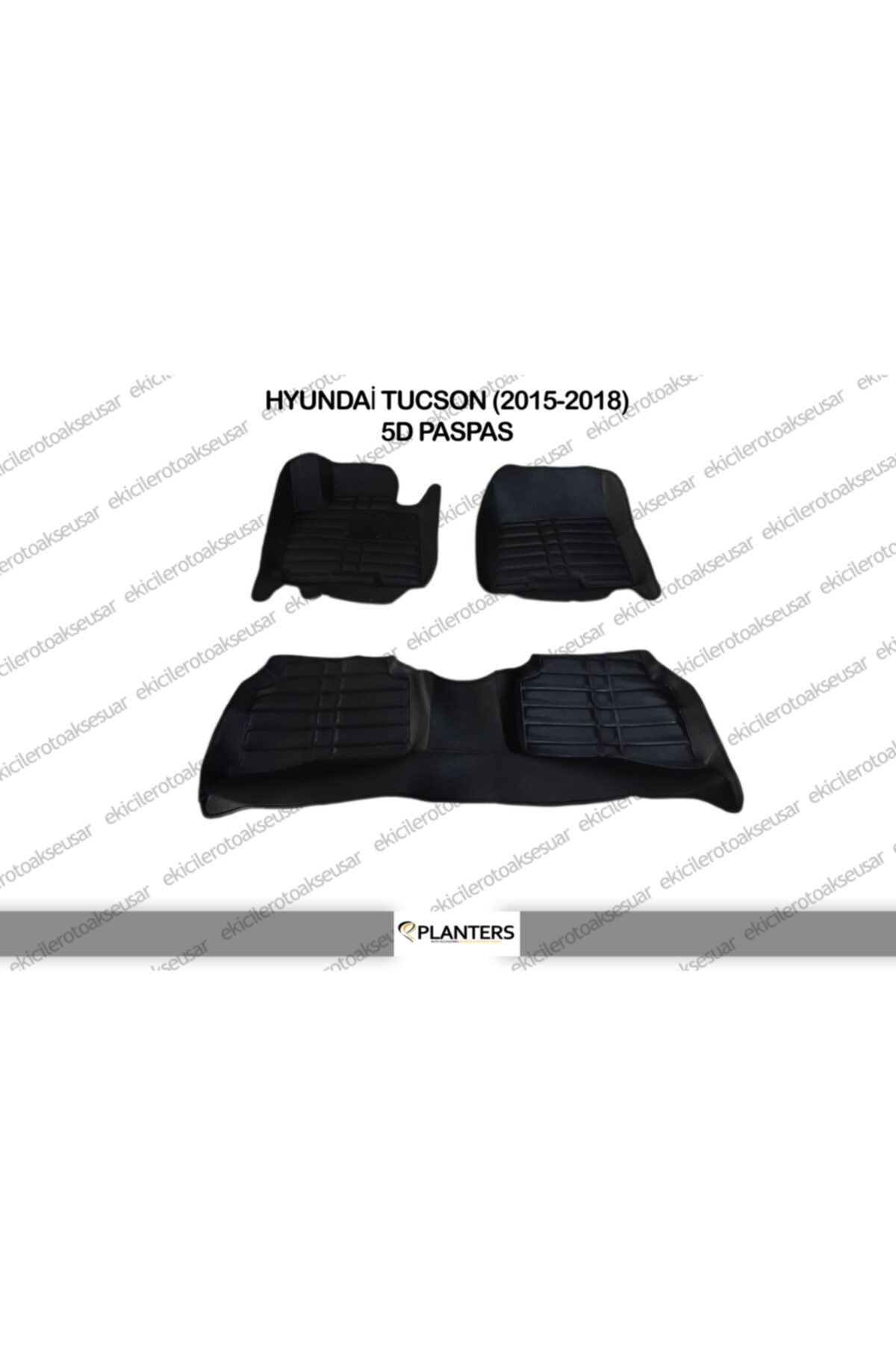 EKİCİLER Hyundai Tucson 5d Paspas Siyah(2015-sonrası)