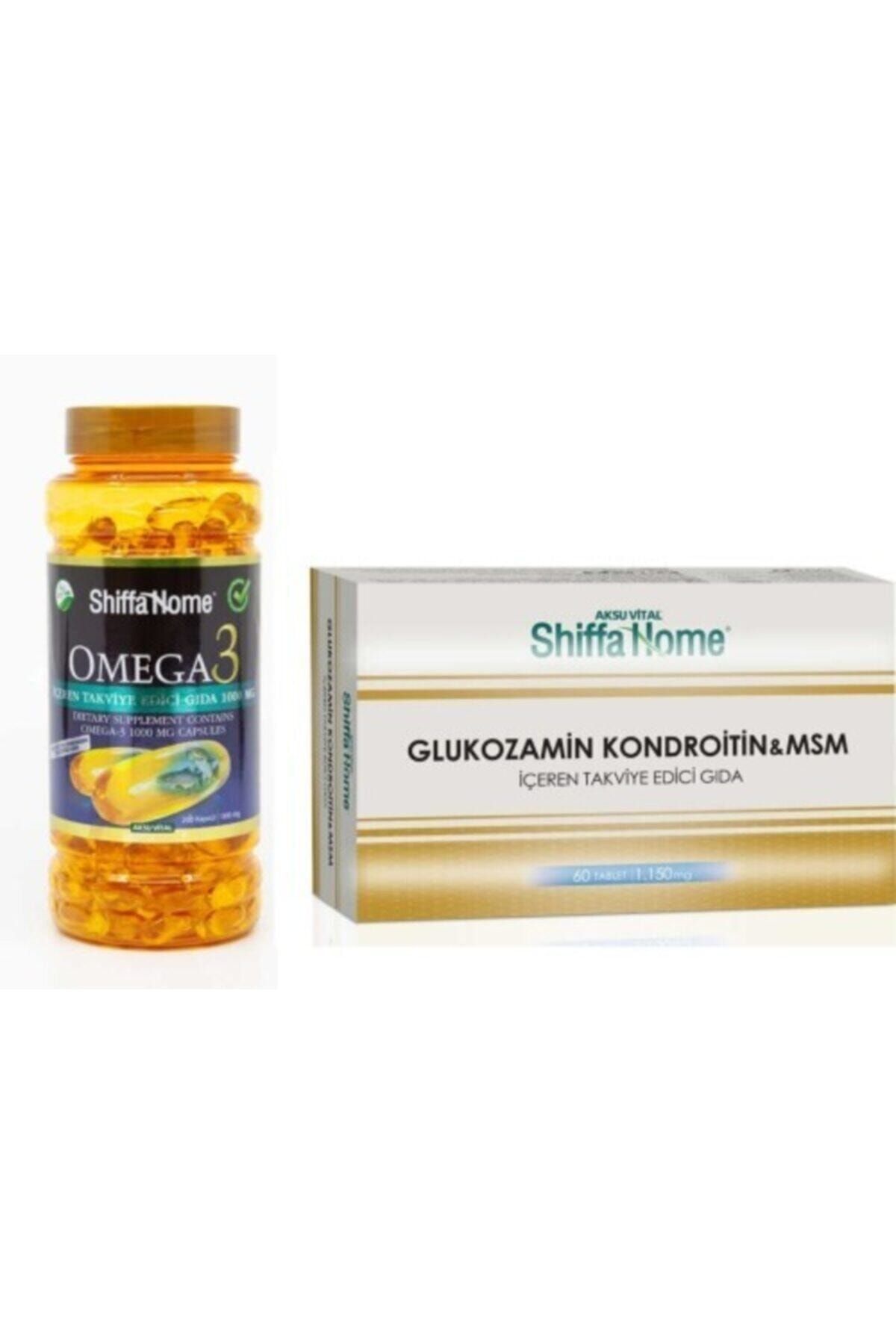 Aksu Vital Omega 3 1000mg 200 Kapsül & Glucosamine Chondroitin & Msm 60 Tablet 1150 Mg