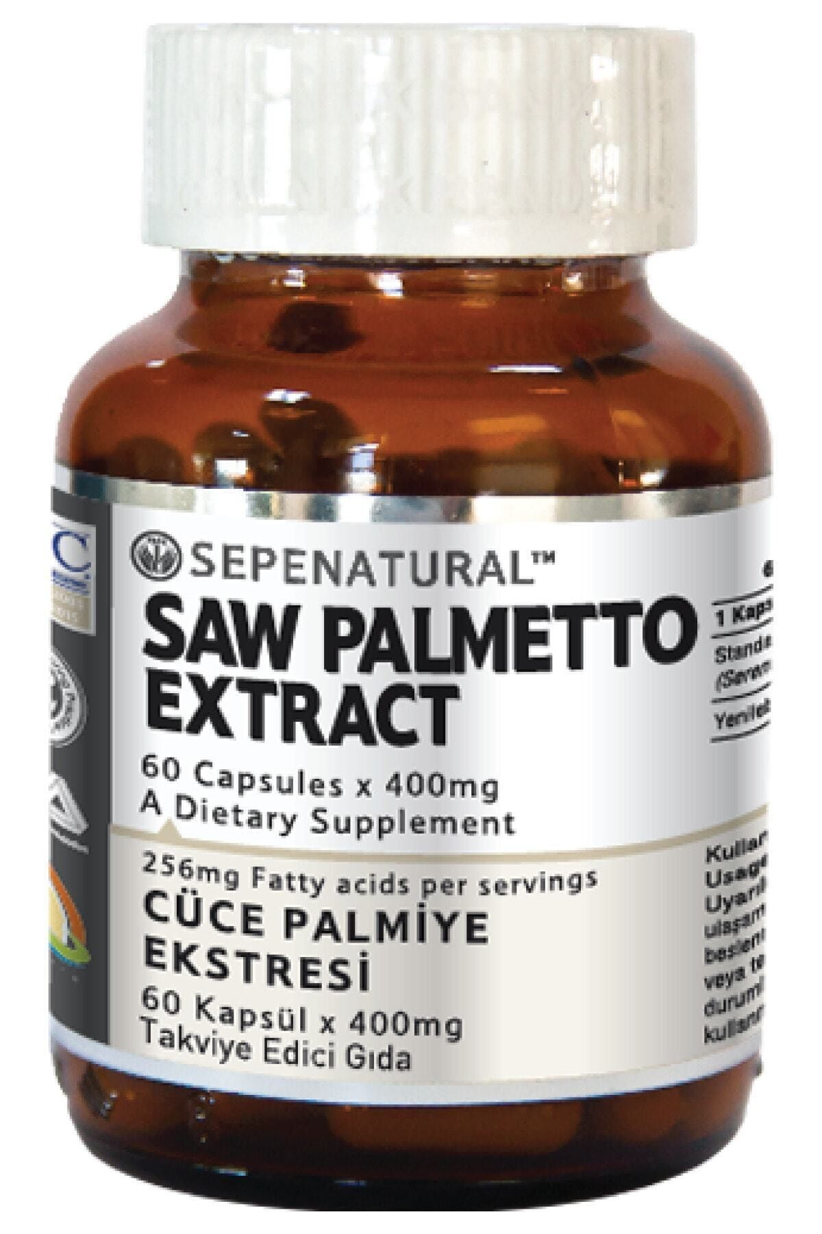 Sepe Natural Saw Palmetto Extract 60 Kapsül 400 mg