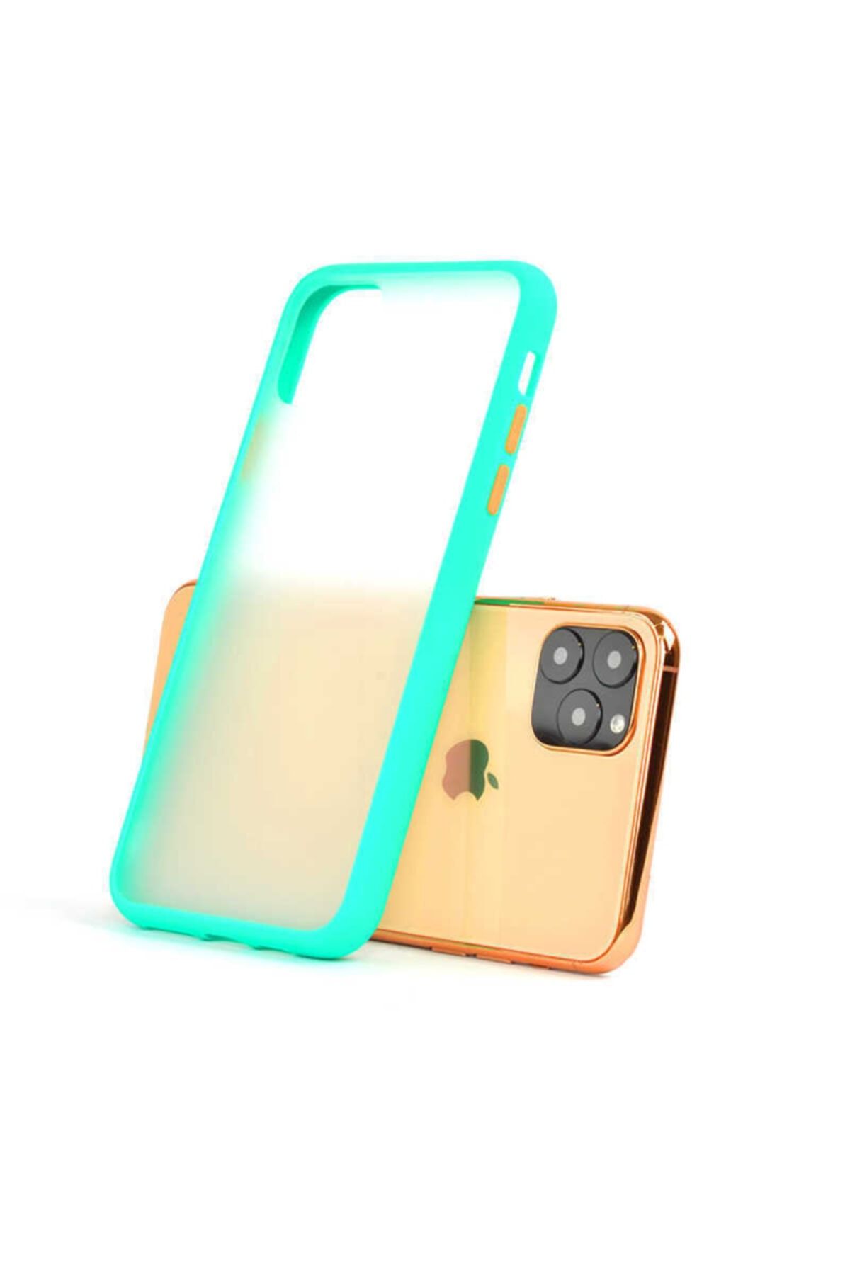 Nezih Case Apple Iphone 11 Pro Max Silikon Kılıf Turkuaz