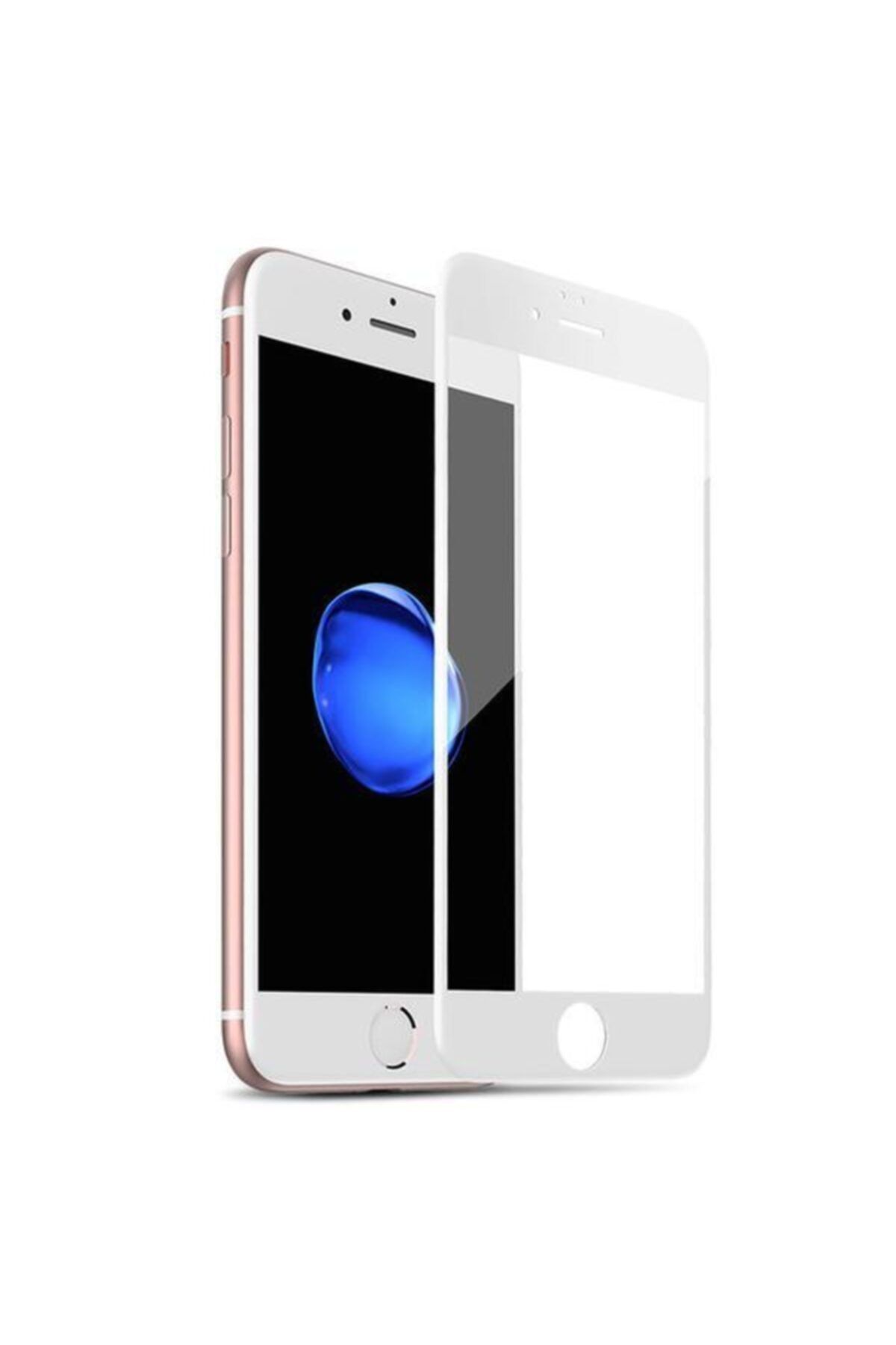 Kılıfsiparis Apple Iphone 7 Beyaz Temperli Ekran Koruyucu Cam A Kalite