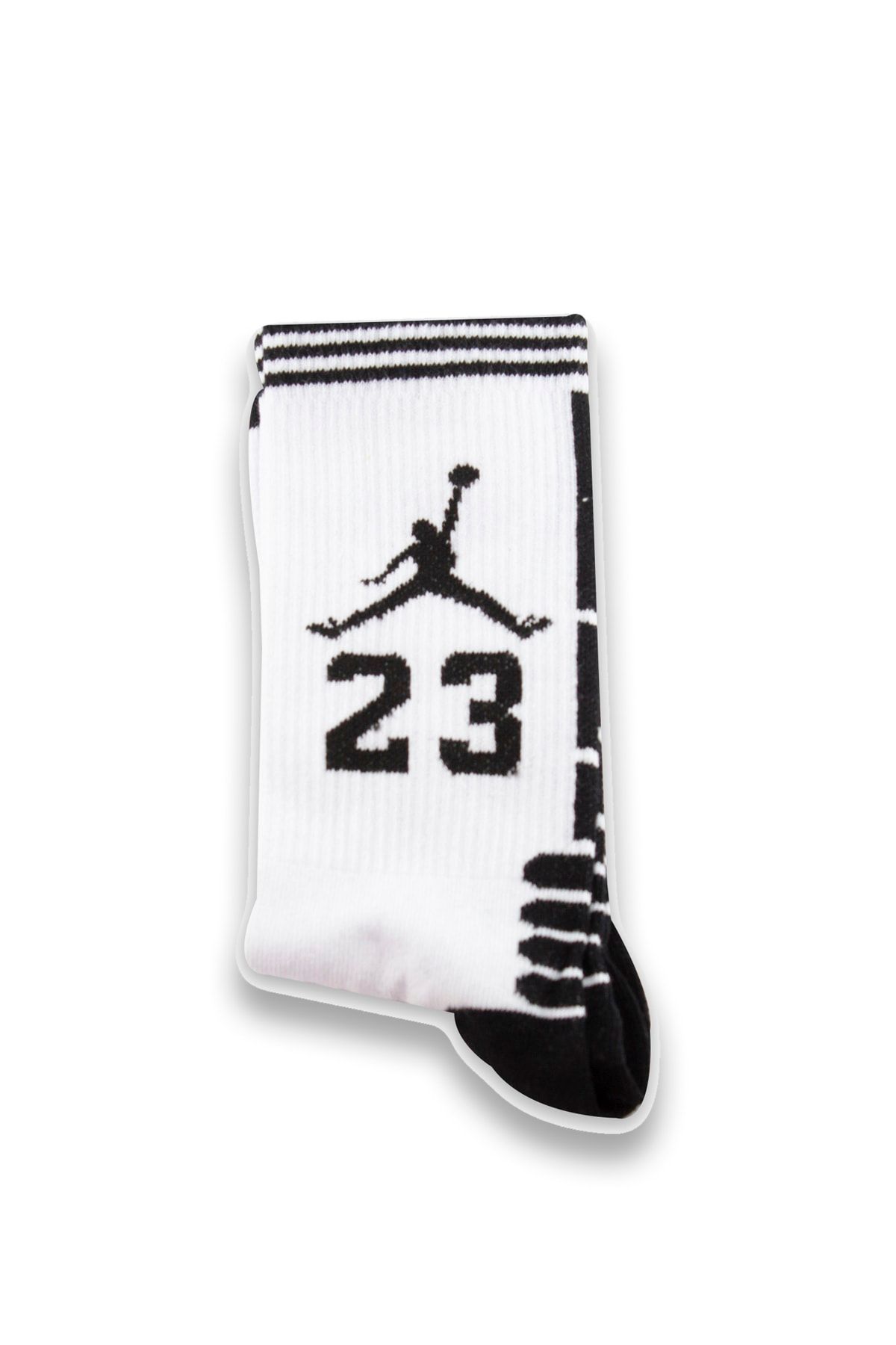 Socksarmy Unisex Beyaz Jordan 23 Desenli Çorap