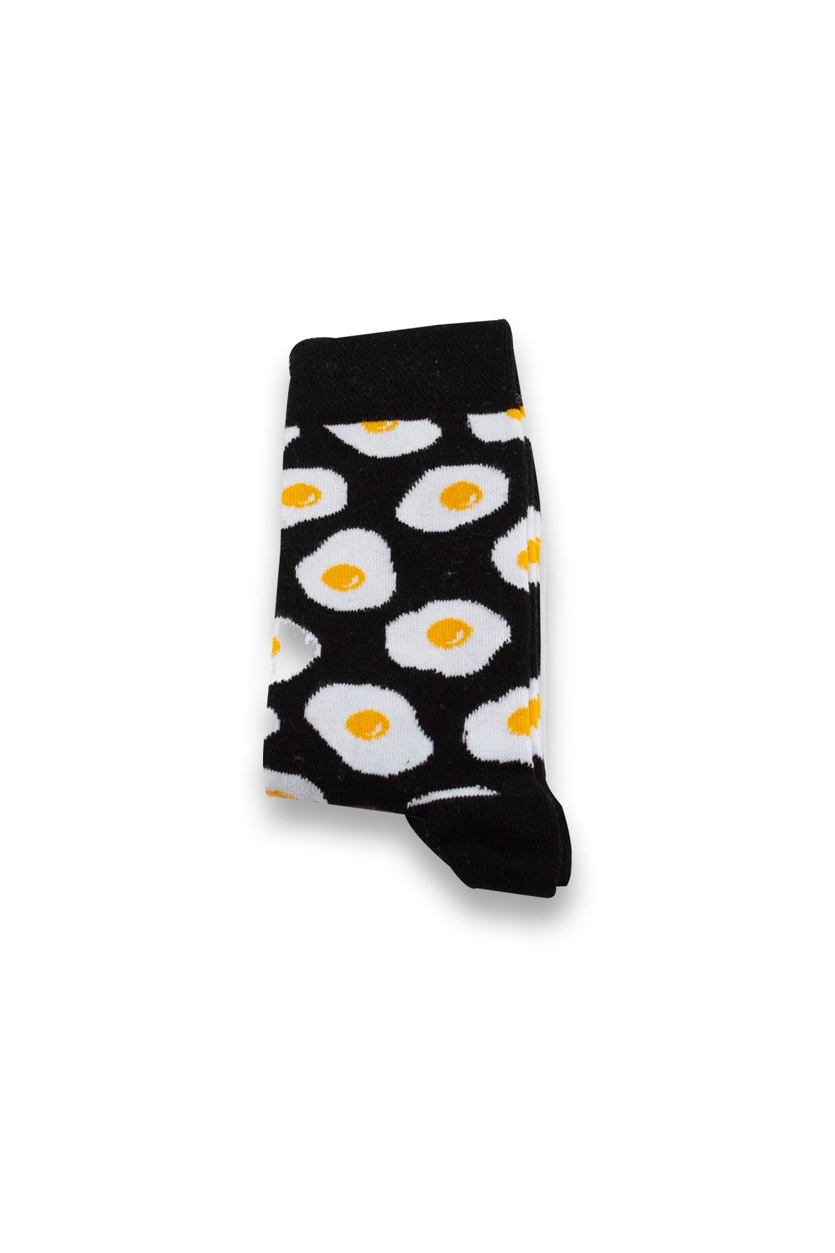 Socksarmy Unisex Siyah Yumurta Desenli Çorap