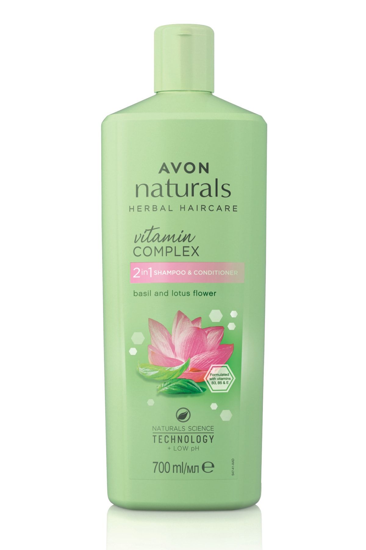 Avon Naturals Fesleğen ve Lotus Çiçeği Kokulu Şampuan ve Saç Kremi - 700ml
