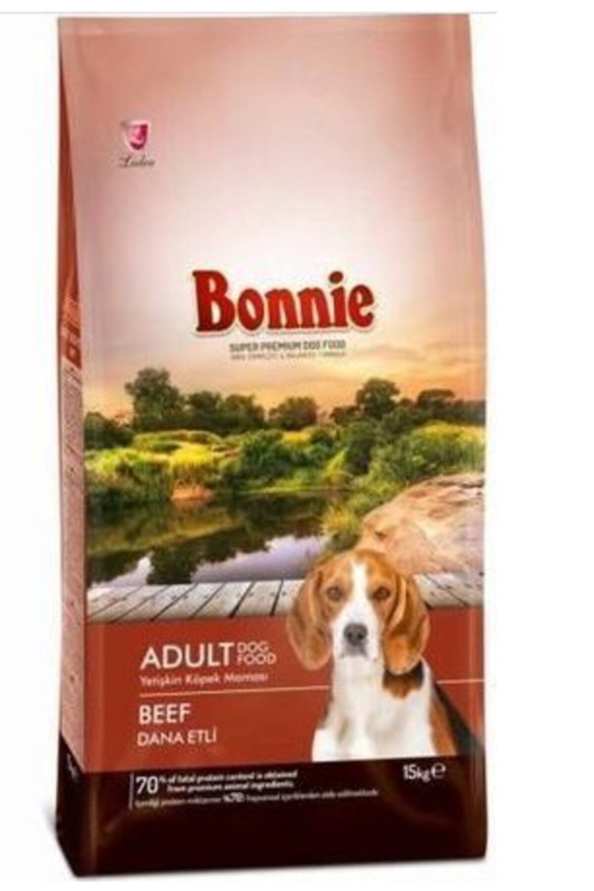 Bonnie Biftekli Köpek Maması 15 Kg