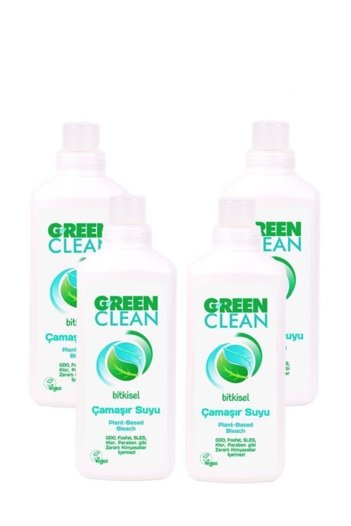 Green Clean Bitkisel Çamaşır Suyu 1000 ml 4 lü Set