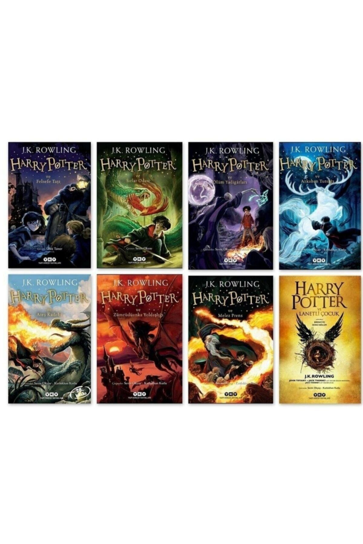 Yapı Kredi Yayınları Harry Potter Set 8 Kitap Takım J.k. Rowling